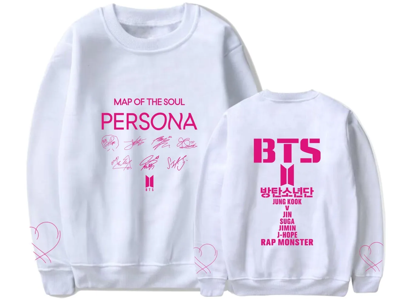 Новый БЦ Harajuku подпись с длинным рукавом Толстовка kpop Bangtan обувь для мальчиков альбом географические карты soul persona пуловер уличная одежда