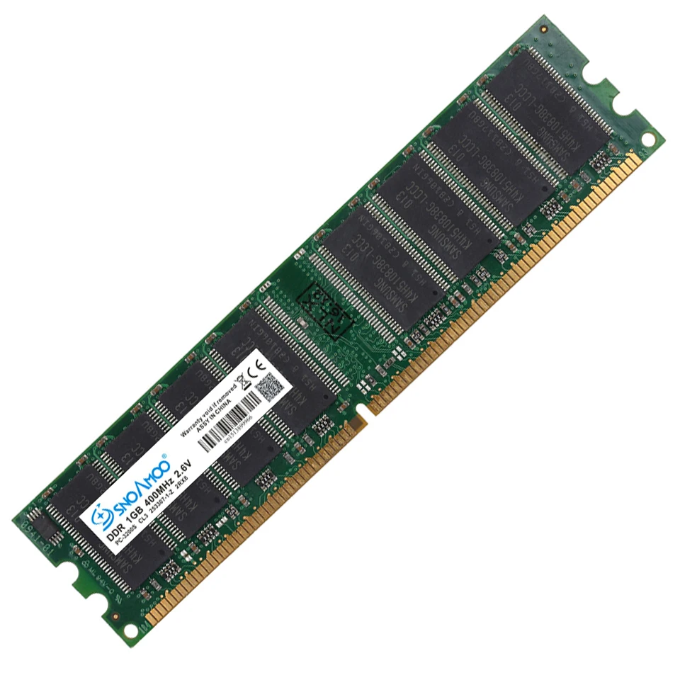 SNOAMOO Настольный ПК ram s DDR 1 Гб 400 МГц 333 МГц ОЗУ PC-3000S DIMM не ECC компьютер 184 Pin подходит для Intel, подходит для AMD ram пожизненная Гарантия