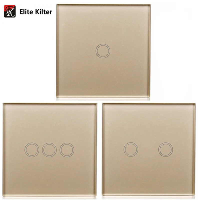 Touch Wall Light Switch, LED indicator, EU standard Smart touch switch