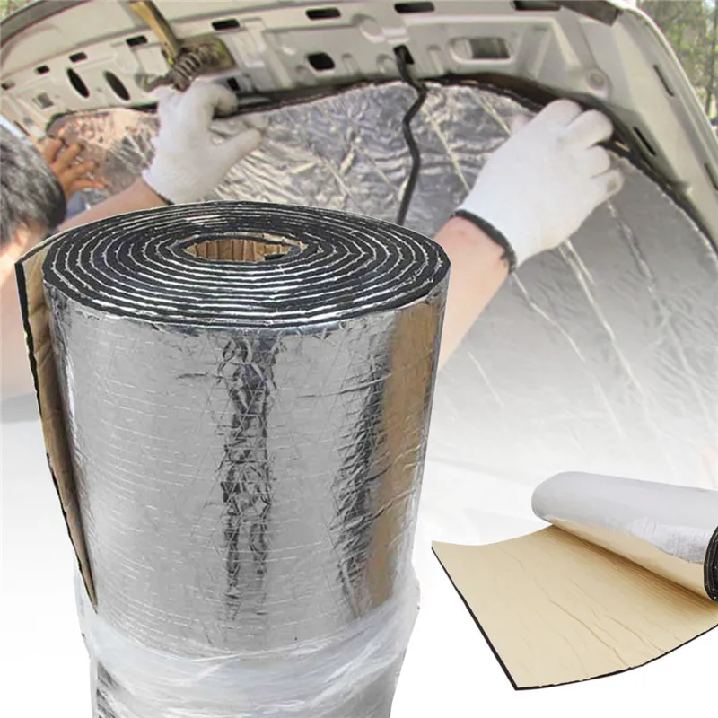 

4M x 1M Insulation Proof Mat Audio Noise Control Sound Deadener Car Heat Shield Soundproofing Foam Deadening Insulation