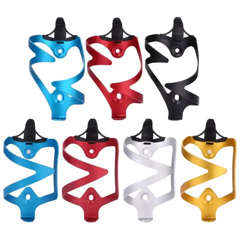 

Bicycle Aluminium Alloy Adjustable Water Bottle Cage Mountain Bike Cycling Bottle Holder Ultralight HandleBar Mount Lightweight
