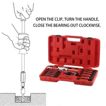 16pcs Professional Inner Hole Slide Hammer Puller Kit Bearing Removal Hand Tool Set Engine Care Accessory Auto repair