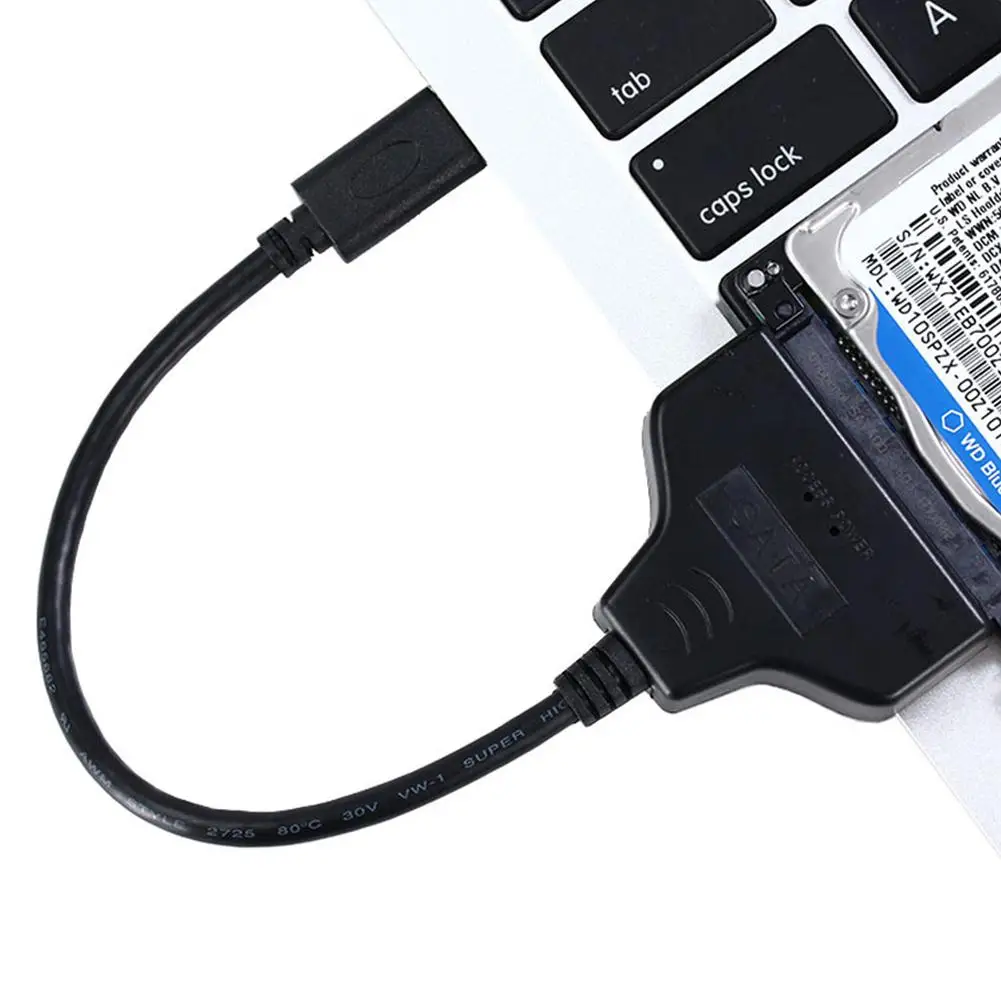 BEESCLOVER Тип C USB 3,1 SATA III HDD SSD IDE/SATA Кабель-адаптер для 2,5 дюймов жесткий диск SATA Поддержка большой емкости для хранения