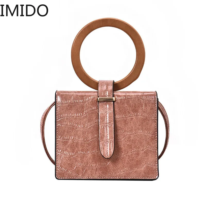

IMIDO Famous Brand Solid Flap Ladies Handbags High Quality PU Leather Women Crossbody Fashion Solid Women Messenger Bags 2019