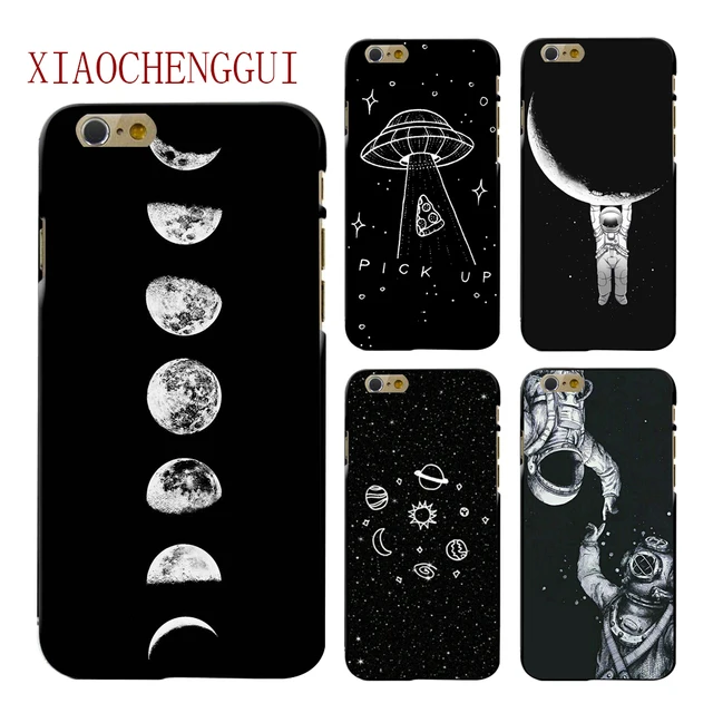 fashion space phone case for iphone 6 6s 7 8 plus 5 5s se x cutefashion space phone case for iphone 6 6s 7 8 plus 5 5s se x cute case planet moon star back cover hard pc for iphone 7 8 6