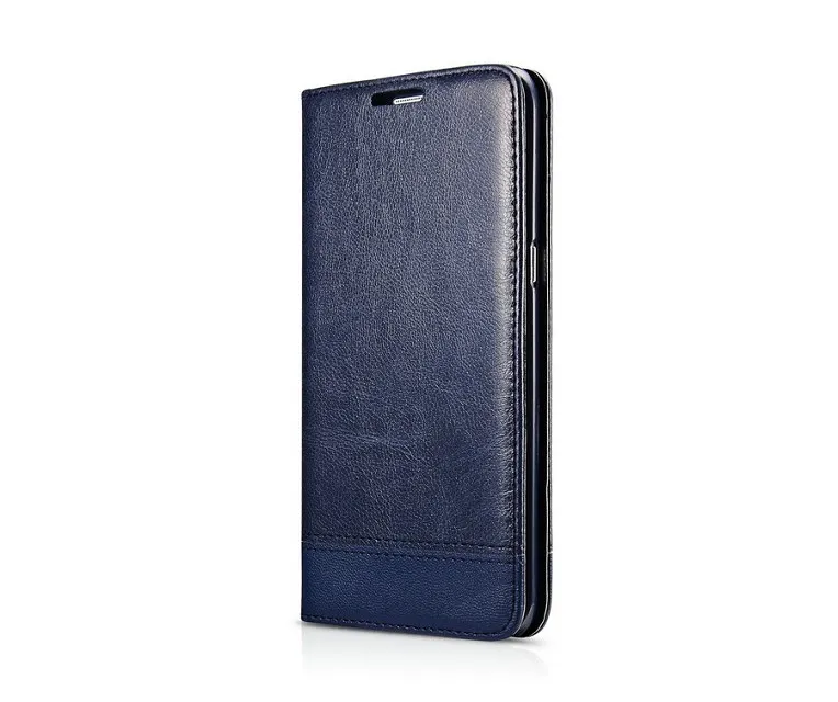 Кожаный чехол для samsung Galaxy S10 Plus S10e Note 8 9, откидной Чехол для samsung Galaxy S8 S9 S7 S6 Edge Plus, Магнитный чехол для телефона - Цвет: Синий