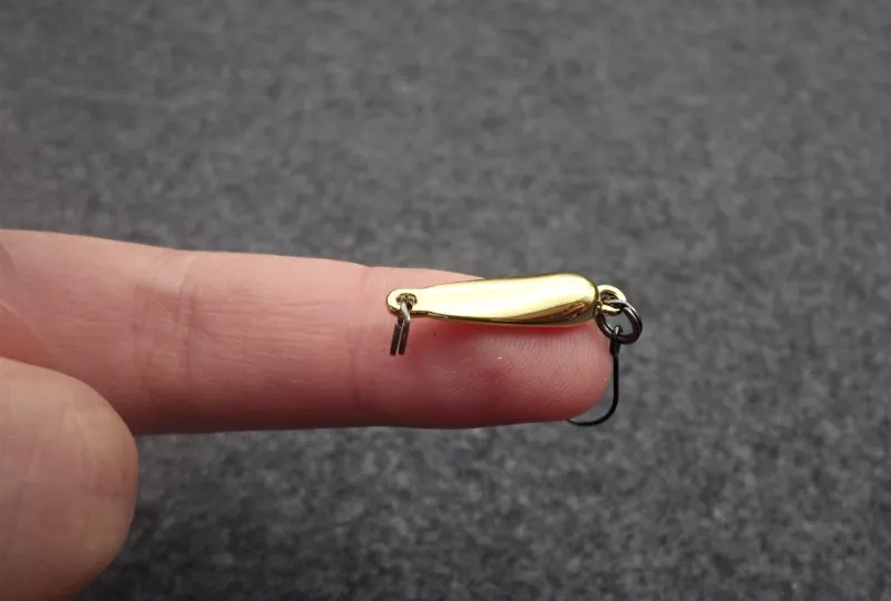 new fishing lure 1.2g 2.2g  3.2g metal fishing lure spoon bait swimbait artificial fishing bait copper metal lure Japan