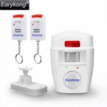 Protection Security Independent Infrared Alarm Wireless Motion Detector White Color Infrared Ray Remote Control For Home Alarms