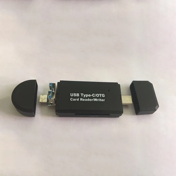 Тип-C + Usb2.0 + Micro Usb 3-в-1 Интерфейс Otg картридер