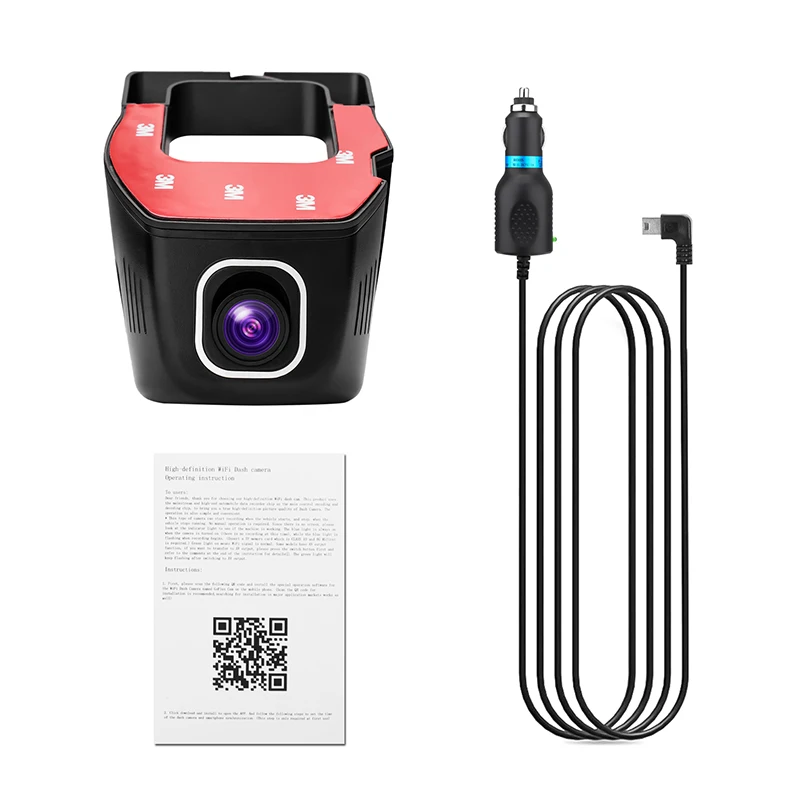 VicTsing WIFI Car DVR Dash Camera Mini Car DVR wifi Video Driving Recorder 170 Degree Full HD Camera Video Recorder iOS Android  (17)