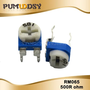 

20PCS RM065 RM-065 500 ohm 501 RM065-501 Trimpot Trimmer Potentiometer variable resistor