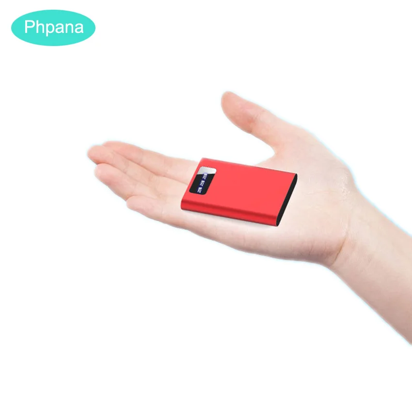 

Power Bank For Xiaomi IPhone Mini Powerbank 8000mAh LED Display Bateria Externa Movil External Battery Poverbank Fast charging