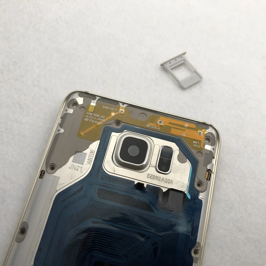 Чехол с полным корпусом для samsung Galaxy Note 5 N920 N920F N9200 Передняя средняя Рамка металлическая рамка задняя крышка note5