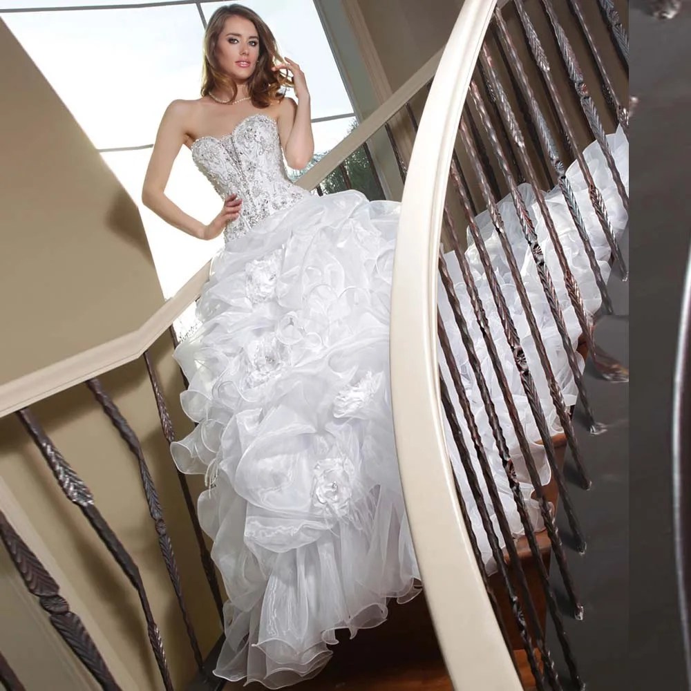 2016 Luxurious Expensive Custom made Wedding Dresses Off the Shoulder