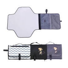 Детские пеленки для пеленания пеленальный коврик сумка с карманами для хранения Водонепроницаемый путешествия пеленания Комплект пеленок Pad