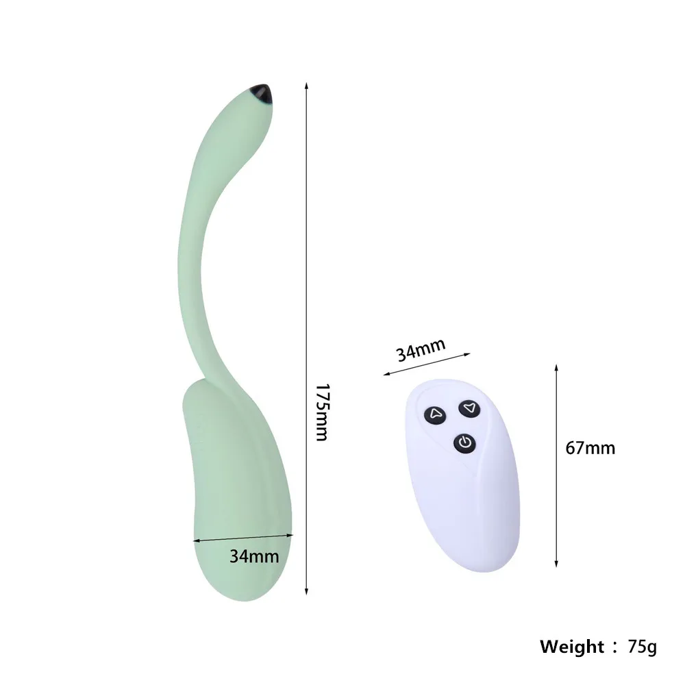 7 Modes Vibrator Geisha Kegel Ball Female Nipple Vagina Clitoris Stimulator Remote Control USB Charging Adult Sex Toys for Women (1)