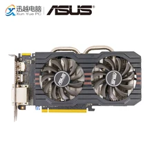 ASUS R9270-DC2OC-2GD5 оригинальный Графика карты 256 бит R9 270 2 г GDDR5 HDMI видео карты DP 2 * DVI для AMD Radeon