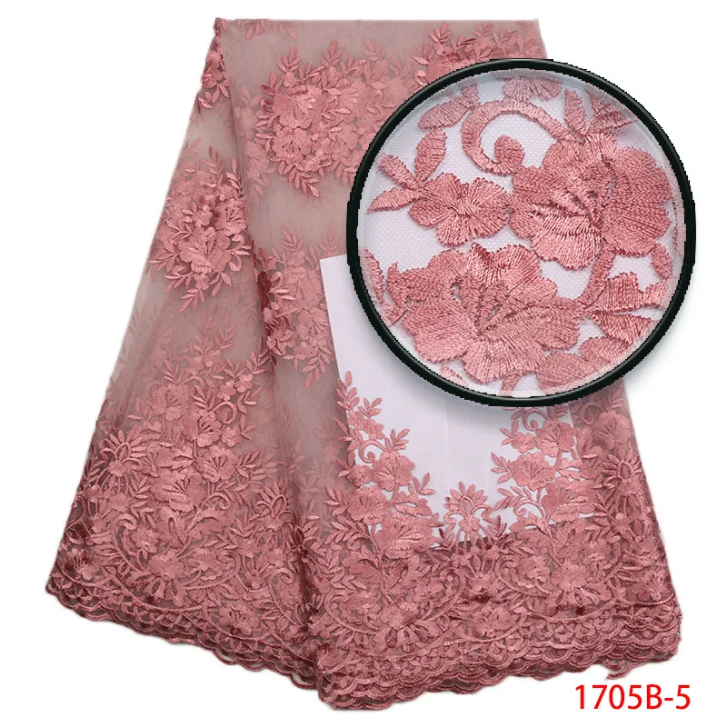 

Nigerian Lace Fabrics For Wedding 2018 African French Lace Fabric High Quality Embroidered Tulle ,Grey Lace Applique AMY1705B