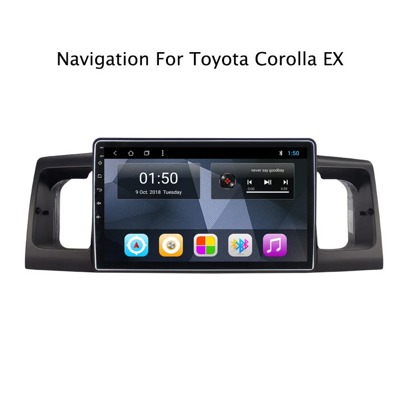 Clearance NAVITOPIA 9inch 2G RAM 32G ROM Android 8.1 Car DVD Multimedia GPS Navigation for Toyota Corolla EX 2004 2005 2006 2007 2008-2013 0