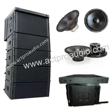 TTL55 двойной 12 дюймов активная Колонка линейного массива система двойной 18 дюймов 15 дюймов, сабвуфер Профессиональное аудио