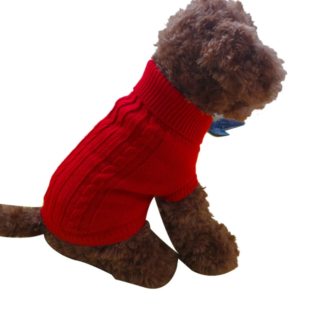 Счастливый дом собаки Костюмы собака одежда для кошки собаки кошки одежда Зимний теплый свитер, трикотажная одежда для собак, щенков пальто одежда