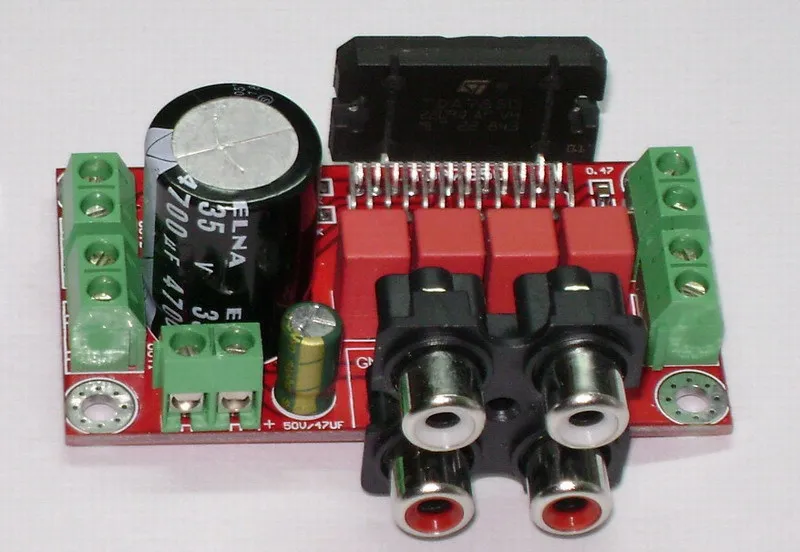 

TDA7850 amplifier board car 12V AV Interface Free Shipping