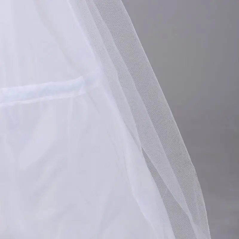 Женские свадебные 3 Обручи Макси-Длина юбка пояс на завязках Multi-Слои бальное платье свадебное платье суеты кринолин нижняя
