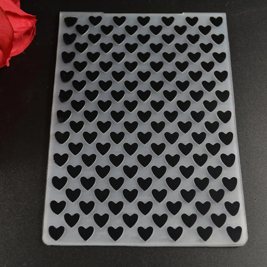 Сердце тиснение папка фон для DIY Скрапбукинг декоративное тиснение для изготовления карт - Цвет: 618