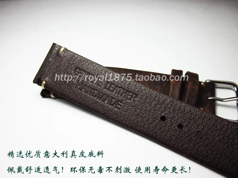 Soft Vintage Brown Watchband 18mm 19mm 20mm 21mm 22mm Watch Band Genuine Leather for Omega Tissot Seiko Casio Watchband Strap