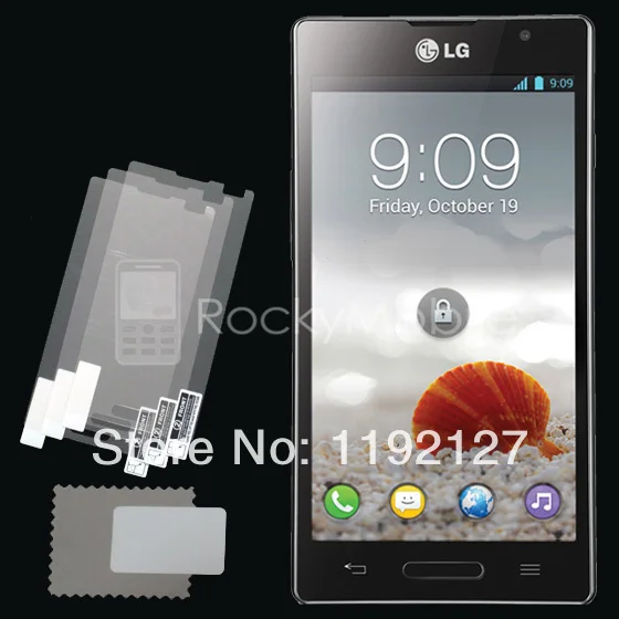 3PCS Anti-scratch Clear LCD Screen Protector for LG Optimus L9 P760 P765 Protective Film with Retail Packaging | Мобильные телефоны