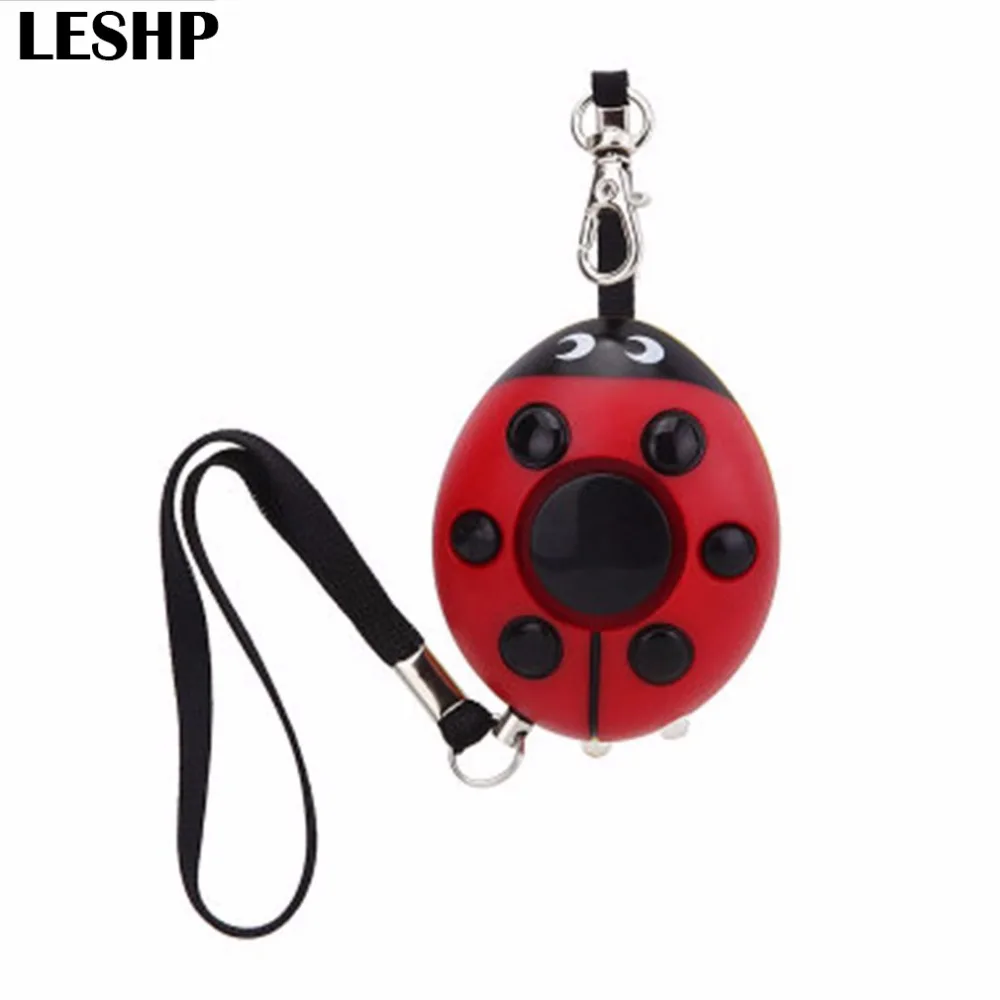 

Creative Beetle Shaped Alarm 130dB Personal Security Alarm With LED Flashlight Self Defense Keychain For Women Elderly Kids