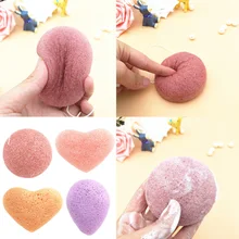 1 шт. хороший упаковочный спонж для умывания полукруг сухой натуральный Giantarum Konjac Губка Konnyaku для очищения лица мойка для купания