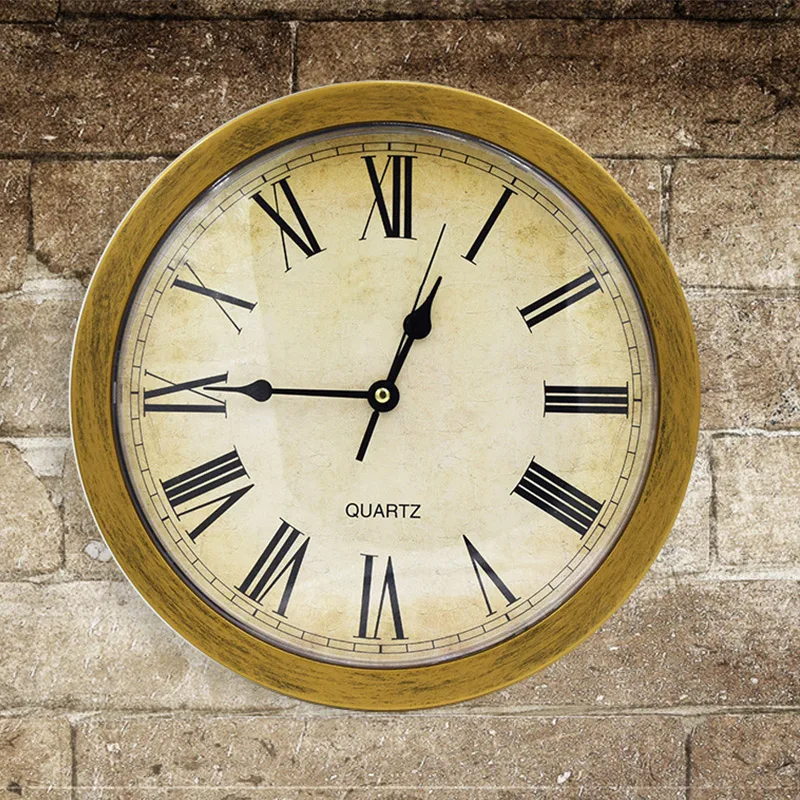 Wall Clock Safe Box Creative Vintage Hidden Secret Storage Box for Cash Money Jewelry Home Office Security Clock Style Safes