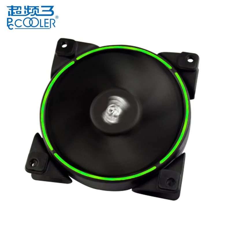 PCCOOLER 120 мм CPU AURA RGB охлаждающий вентилятор ПК корпус кулер 4 Pin PWM Ультра тихий LED
