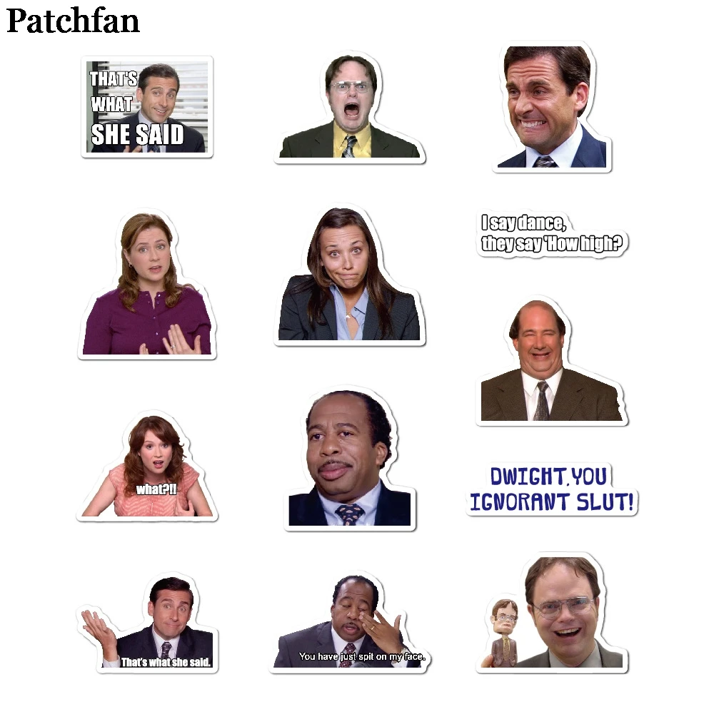 Patchfan 50 шт в наборе офис ТВ шоу детские наклейки для скрапбукинга DIY ноутбук