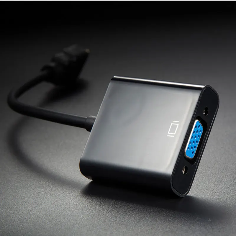 Высококачественный адаптер hdmi vga штекер в конвертер с разъемом кабель 1080 P