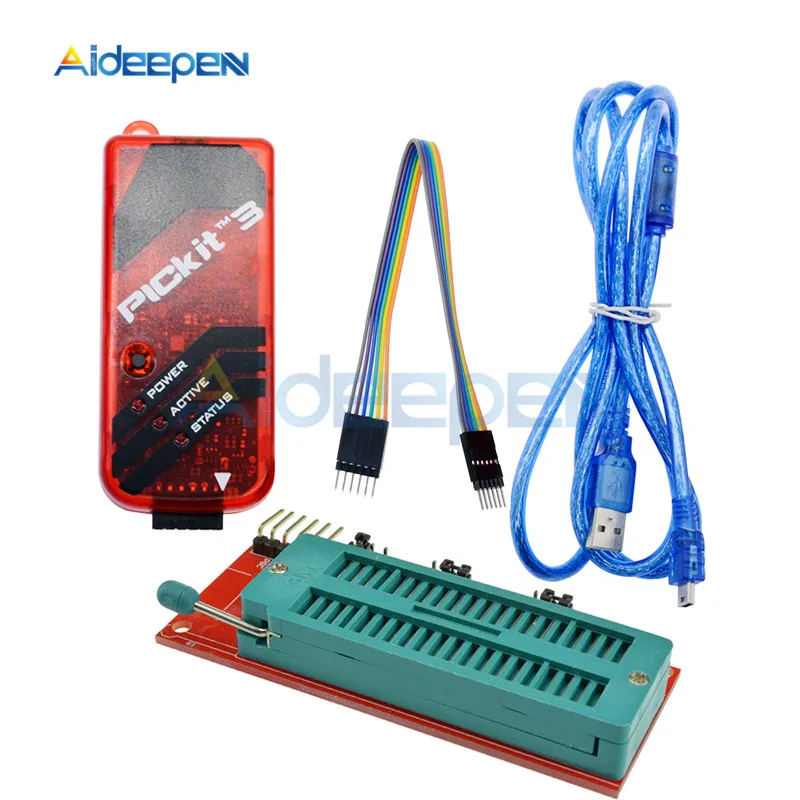 1 комплект программатор PICKIT3 PIC Kit3 + ICD2 PICKit 2 PICKIT 3 программирующий адаптер