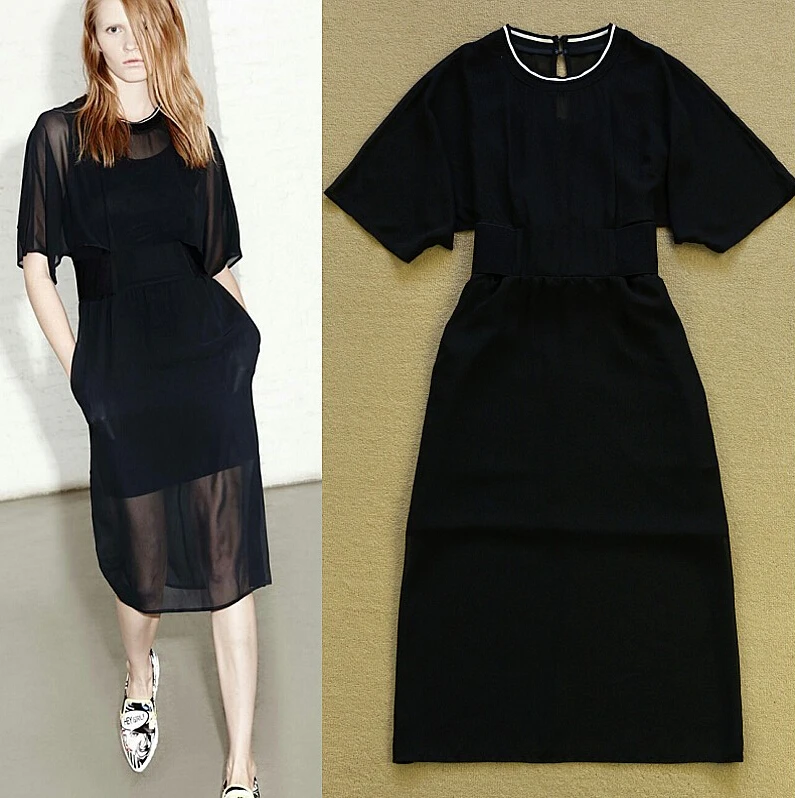 2015 runway sport dress quality dress brand dress 0608in Dresses from