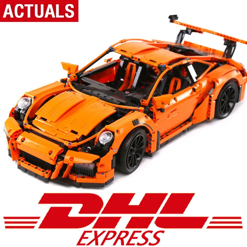 

DHL 20001 Technic Series Super Car The Legoing 42056 Changing Racing Car Set Building Blocks Bricks New Educational Kid Toys