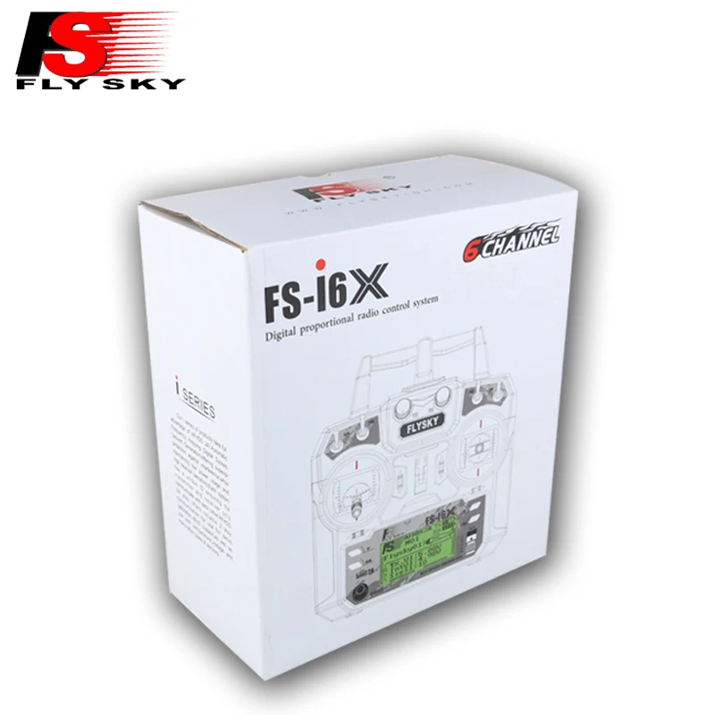 Flysky FS-i6X FS I6X 2,4G RC передатчик контроллер iA10B 10CH/iA6B 6CH/X6B I-BUS приемник i6 обновление для RC вертолета Mu