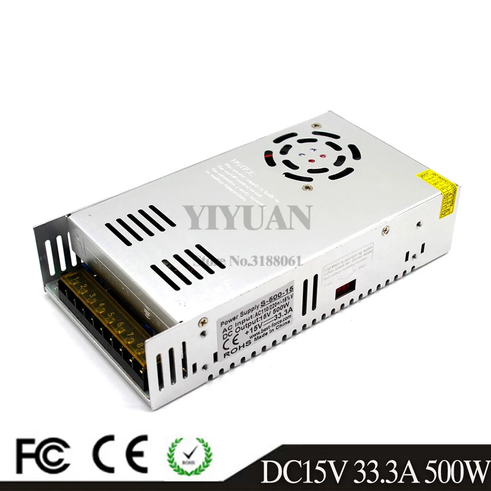 15V500W