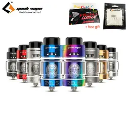 Оригинальный Geekvape Zeus Dual RTA Tank Новый Цвет 4 мл поддержка одинарная и двойная катушка герметичная Топ воздушный поток Vape