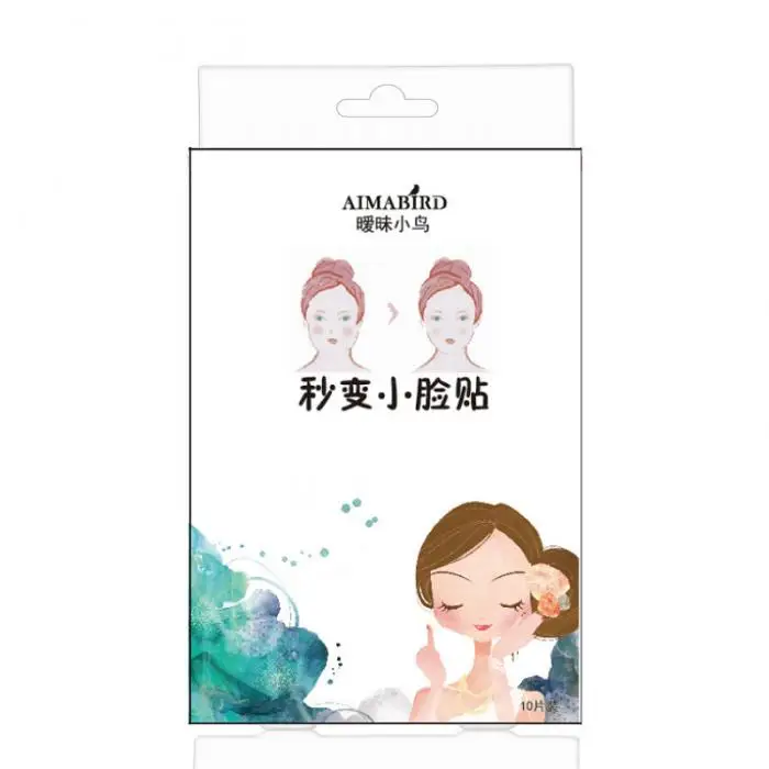 40pcs V Shaper Facial Slimming Sticker Face Lift Tools Facial Lift Up Shape Lift Reduce Fat Chin Facial Thining Stickers