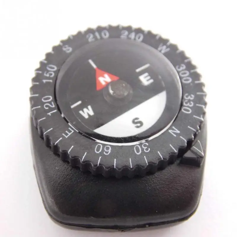 1 Pc صغيرة السائل مليئة البوصلة كليب على Paracord سوار حزام (استيك) ساعة حقيبة حزام لقطة البوصلة في الهواء الطلق الاتجاه دليل و 191