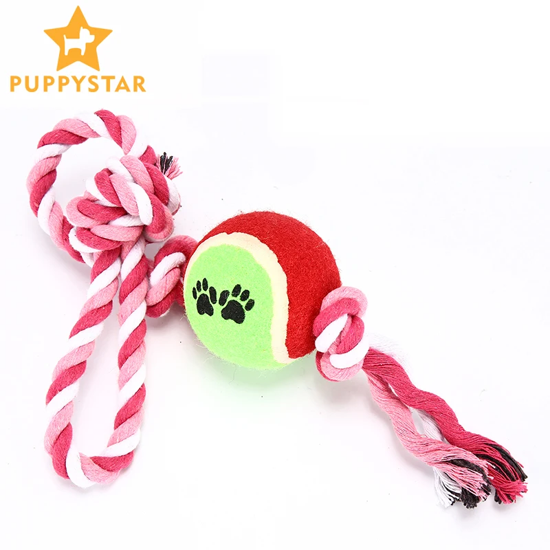 High Quality Pet Dog Toy Chew Wear-Resistant Candy For Small Medium Large Cat Cleaning Tooth With Ball XF0005 | Дом и сад