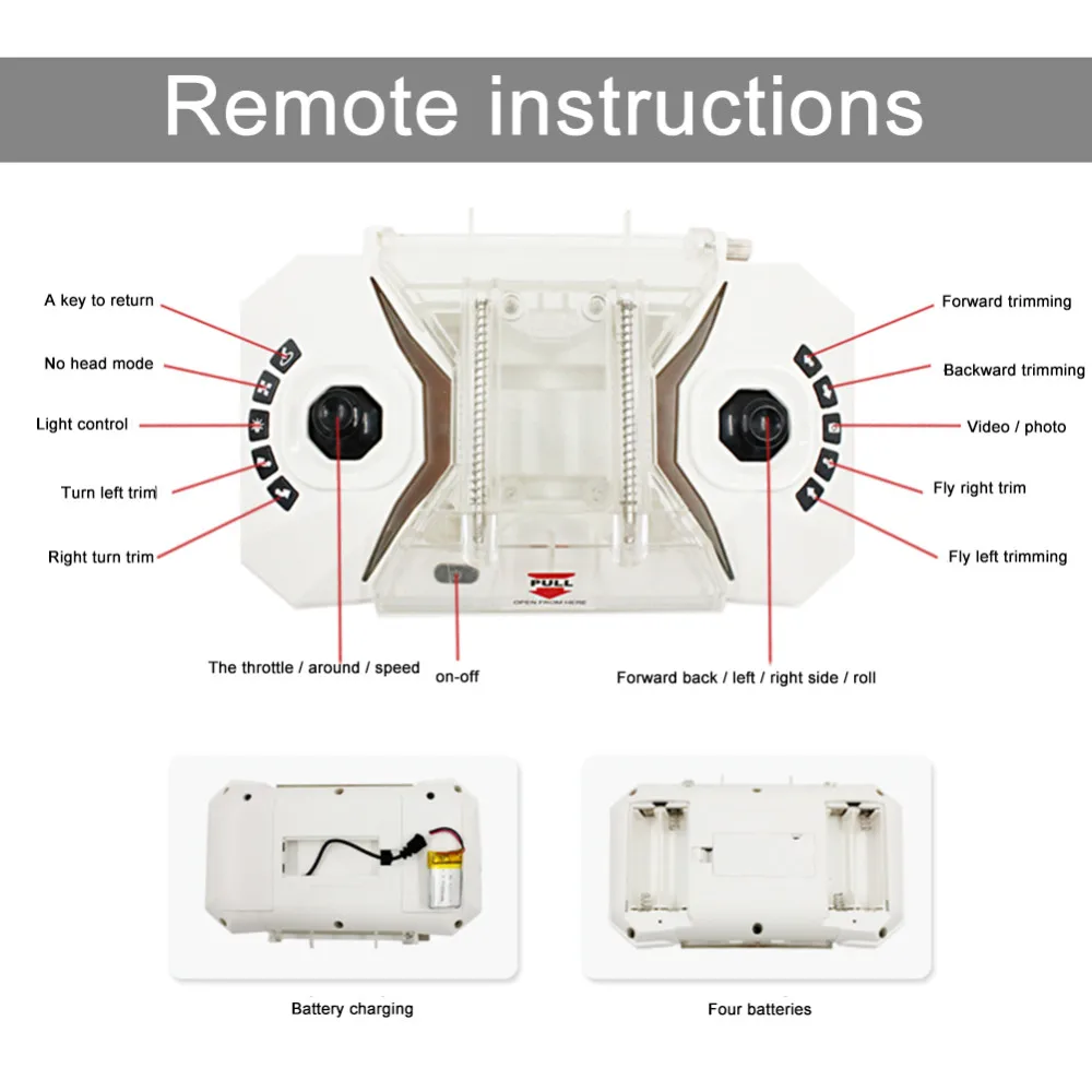 SBEGO_127W_Wifi_FPV_Mini_Remote_Control_Quadcopter_2.4G_4CH_6-Axis_Gyro_ RTF_Foldable_RC_Drone_3D-Flip_Headless_with_0.3MP_Camera_003