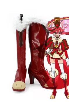 

New Pretty Cure,Precure Cure Chocolat Cosplay Anime boots Fashion Shoes Custom-made halloween Carnival