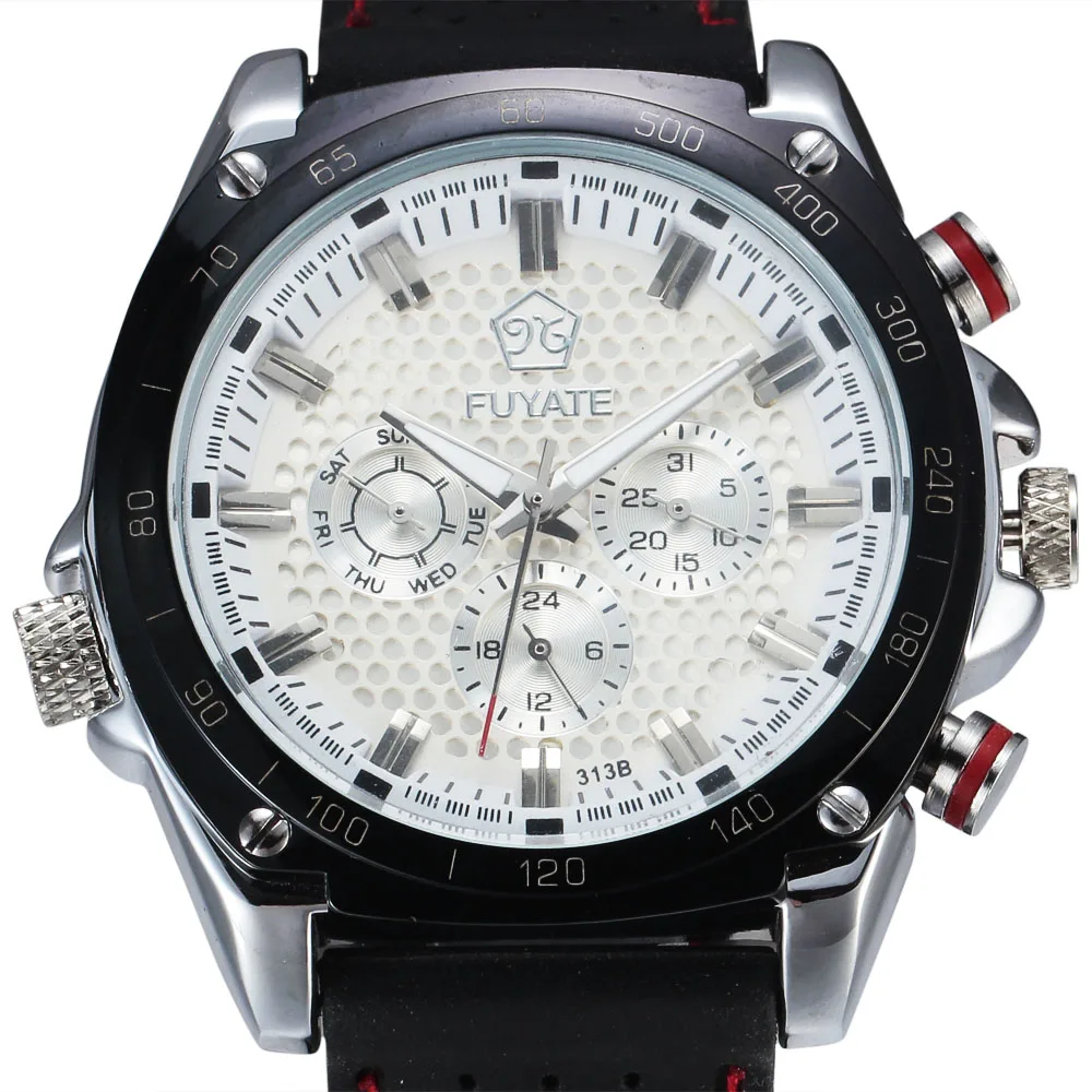 

2016 Luxury Top Brand SEWOR Auto Date Calendar Automatic Militar Watches Men Rubber Strap Sport Retro Mechanical Wristwatch Mens