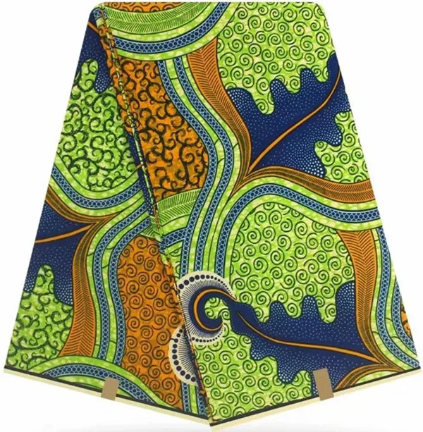 Горячая африканская ткань для платья африканская восковая ткань tissus воск Анкара ткани 6 ярдов хлопковая ткань HH-A1 - Цвет: 1