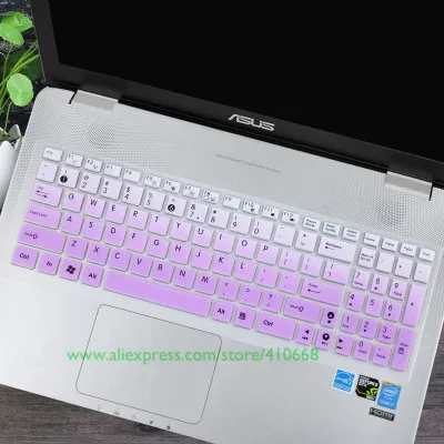 Для ASUS VivoBook D541NA X540L X540LA D540S D540YA X540YA X540LJ X540LA F540U F541UA 15,6 дюймовый ноутбук клавиатура чехол - Цвет: Gradual purple